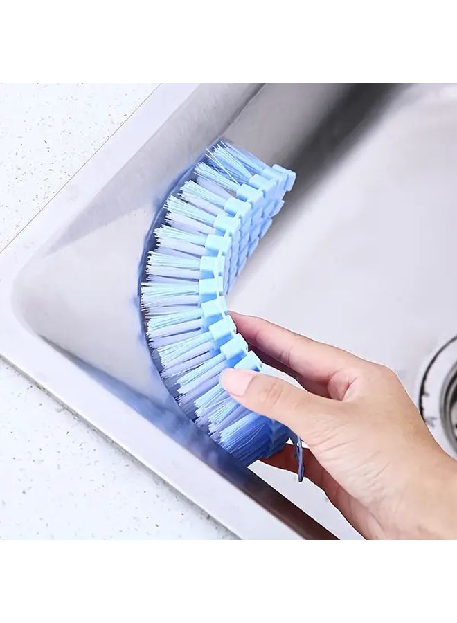 1pc Flexible Multi Purpose Cleaning Brush Random Color For Laundry Shoes Furniture - Image 4